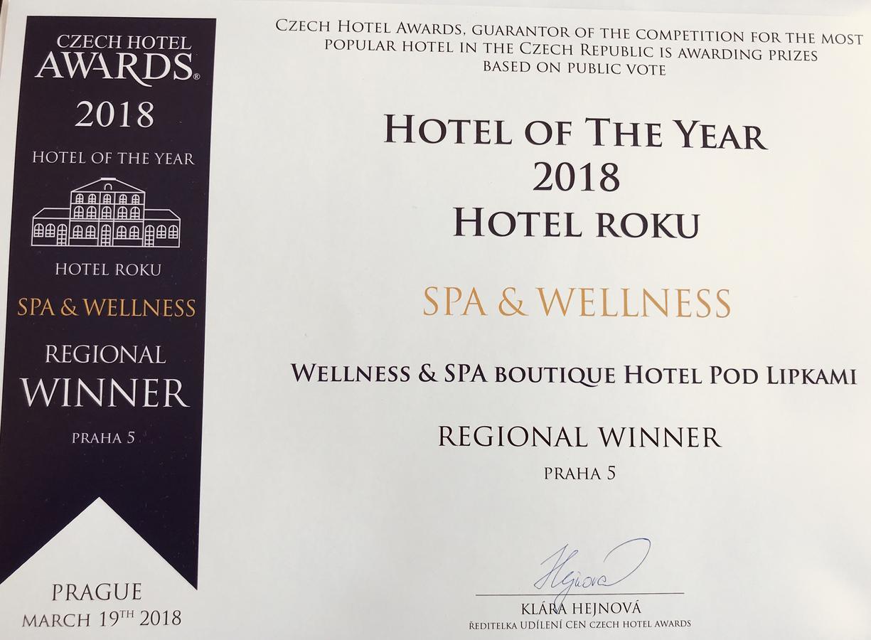 Wellness & Spa Boutique Hotel Pod Lipkami Prag Exterior foto